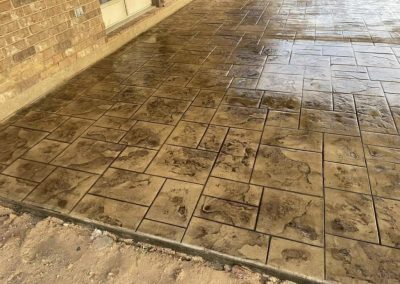 JP Custom Concrete installs beautiful stamped concrete patios and driveways in the Friendswood, TX area