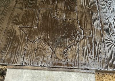 JP Custom Concrete can imprint designs onto your beautiful stamped concrete patio