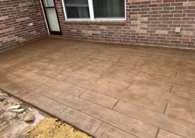 Another beautiful stamped concrete patio by JP Custom Concrete in Friendswood, TX