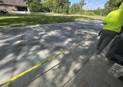 Driveway installation in Friendswood, TX by JP Custom Concrete