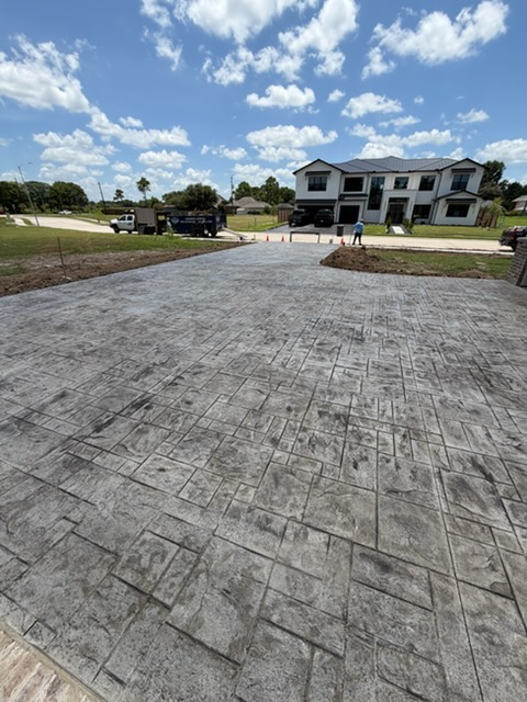 JP Custom Concrete completed concrete project
