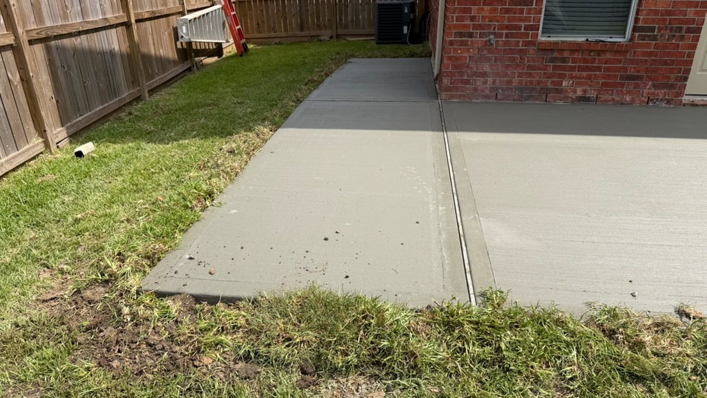 JP Custom Concrete completed concrete project