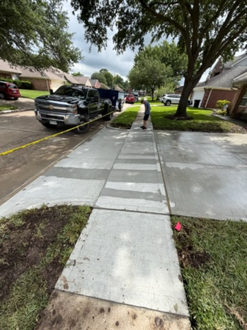 JP Custom Concrete completed concrete project